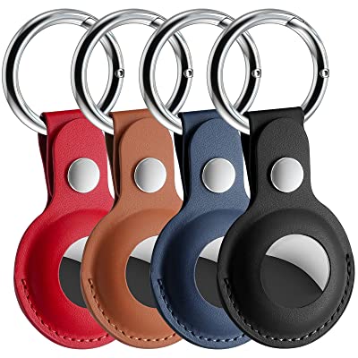Apple Airtags Secure Holder/Leather Key-ring online shopping and Price in Pakistan