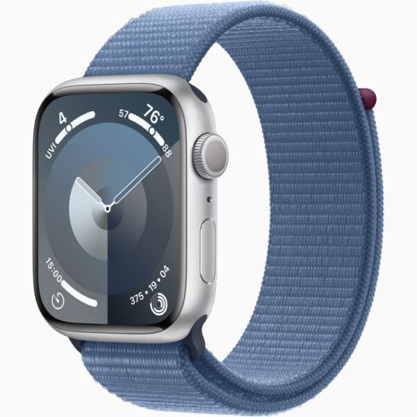Apple Watch Series 9 Price in Pakistan (41mm, Blue Sports loop, Silver color) - Apple Kid