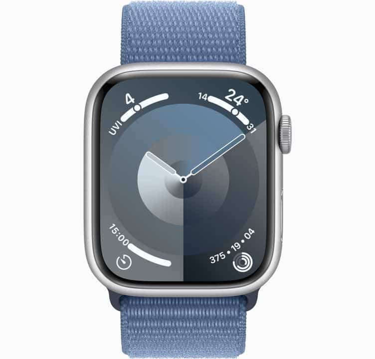Apple Watch Series 9 Price in Pakistan (41mm, Blue Sports loop, Silver color) - Apple Kid - Image 6