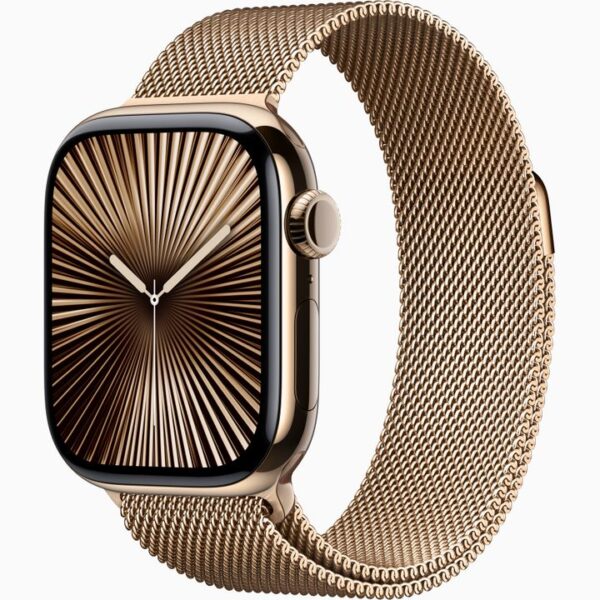 Apple Watch Series 10 (Gold titanium Case, Millanese loop, Gps+Cellular) - Apple Kid