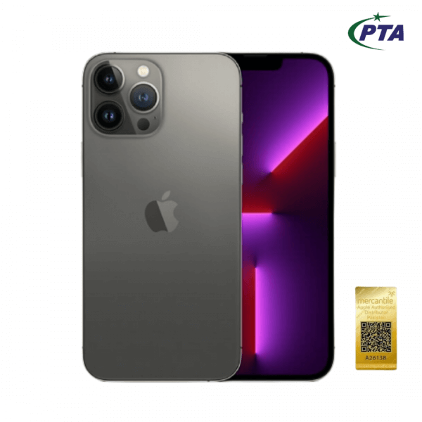 Apple Iphone 13 Pro Max Pre Owned(256Gb, Pta Approved, Gray) - AppleKid.Pk