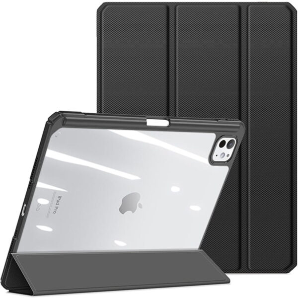 Dux ducis ipad pro 11 cover 2024-2025 shockproof pencil with holder transparent back