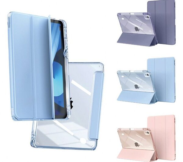 ipad 10th gen and ipad 11, ipad air book cover with transparent back